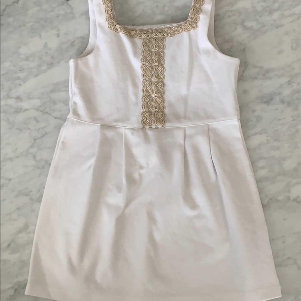 Off-white embroidered dress
